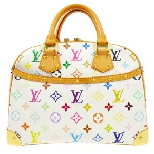 Authentic Louis Vuitton Monogram Multi-color Trouville Handbag